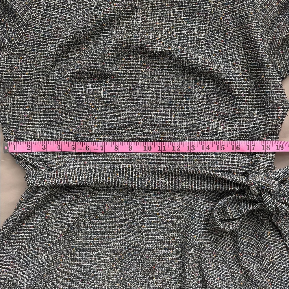 Lane Bryant Tweed Knit Belted Midi Dress 14 - Picture 5 of 8